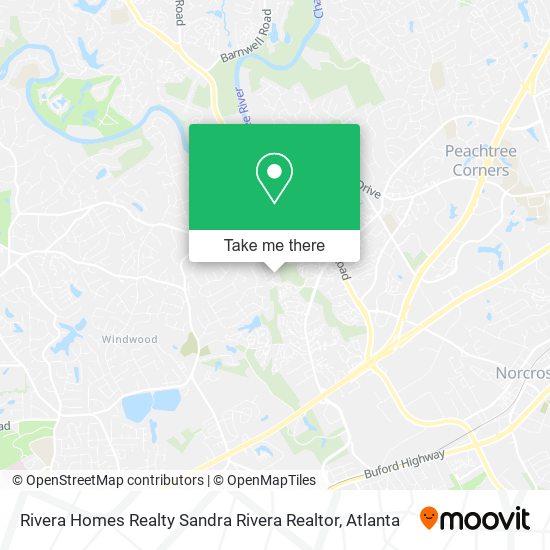 Mapa de Rivera Homes Realty Sandra Rivera Realtor