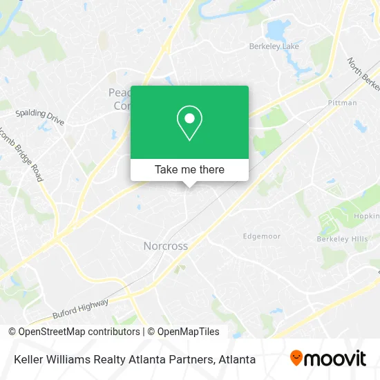 Keller Williams Realty Atlanta Partners map