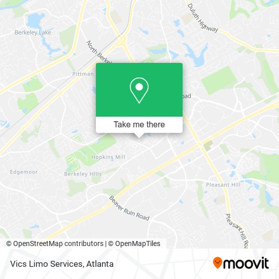 Vics Limo Services map