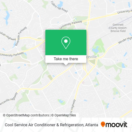 Cool Service Air Conditioner & Refrigeration map