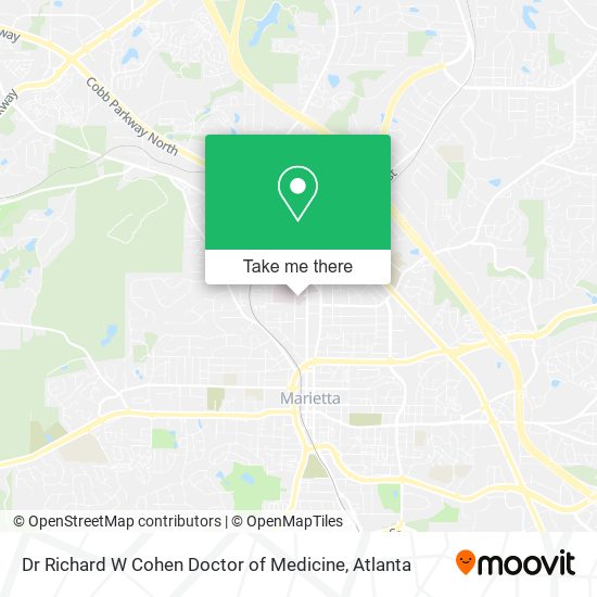 Dr Richard W Cohen Doctor of Medicine map