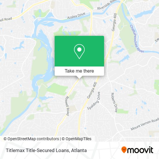 Mapa de Titlemax Title-Secured Loans