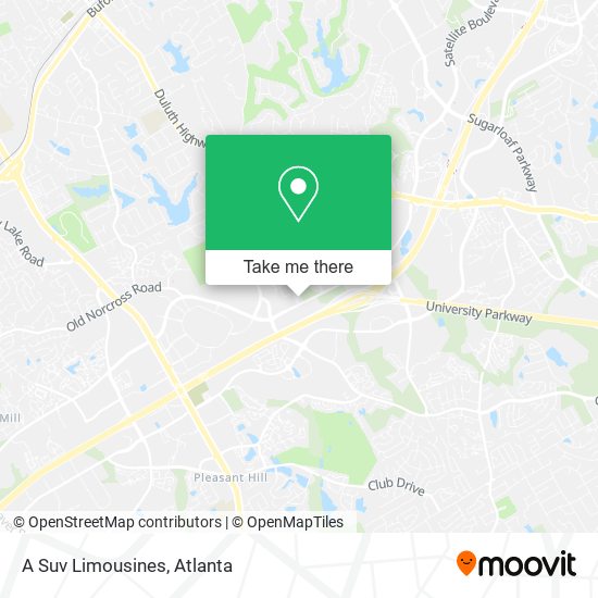 A Suv Limousines map