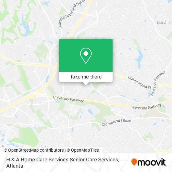 Mapa de H & A Home Care Services Senior Care Services