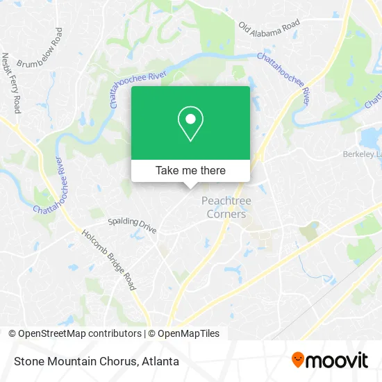 Stone Mountain Chorus map