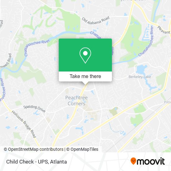 Child Check - UPS map