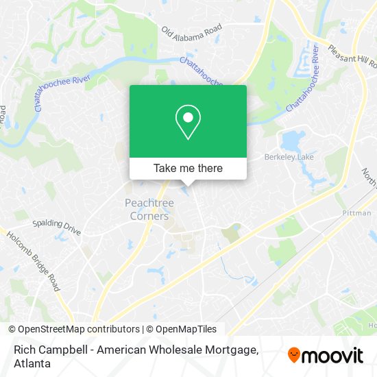 Mapa de Rich Campbell - American Wholesale Mortgage