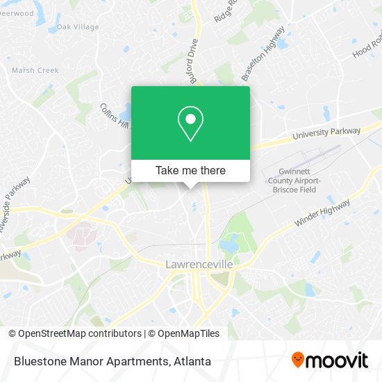 Mapa de Bluestone Manor Apartments