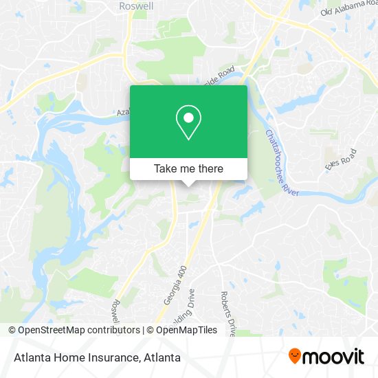 Atlanta Home Insurance map