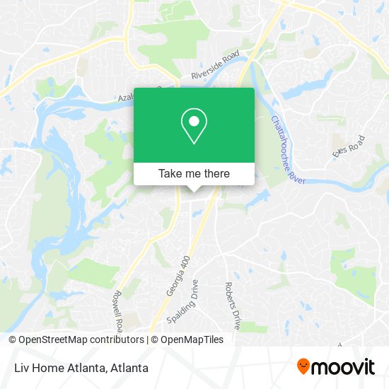 Mapa de Liv Home Atlanta
