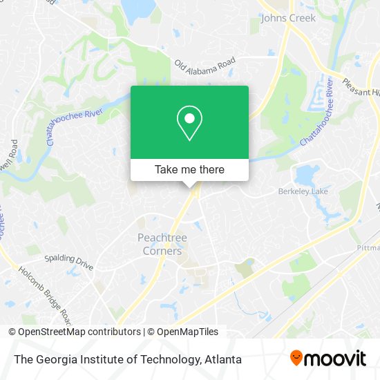 Mapa de The Georgia Institute of Technology