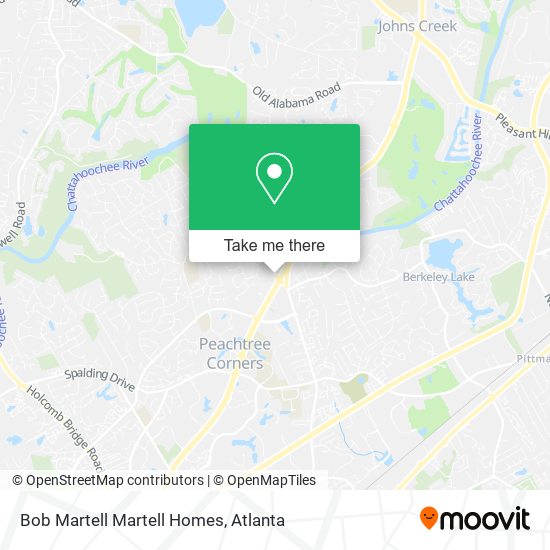 Bob Martell Martell Homes map