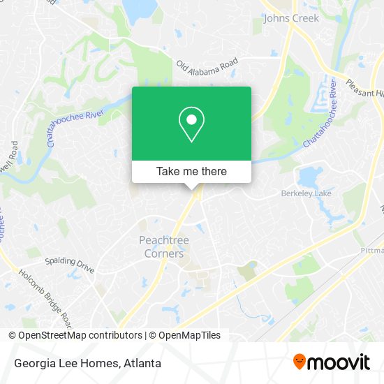 Georgia Lee Homes map