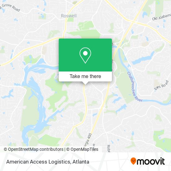 American Access Logistics map