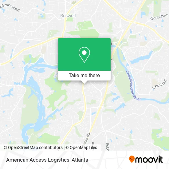 American Access Logistics map