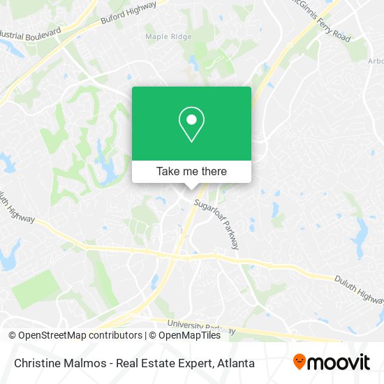 Mapa de Christine Malmos - Real Estate Expert