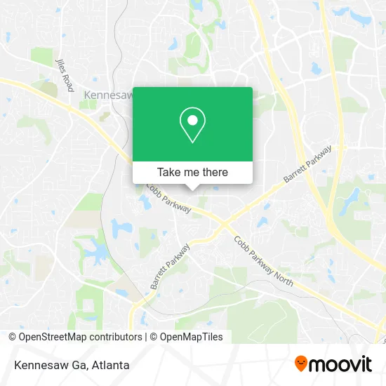 Kennesaw Ga map