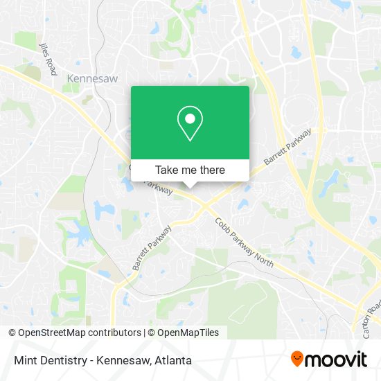 Mapa de Mint Dentistry - Kennesaw