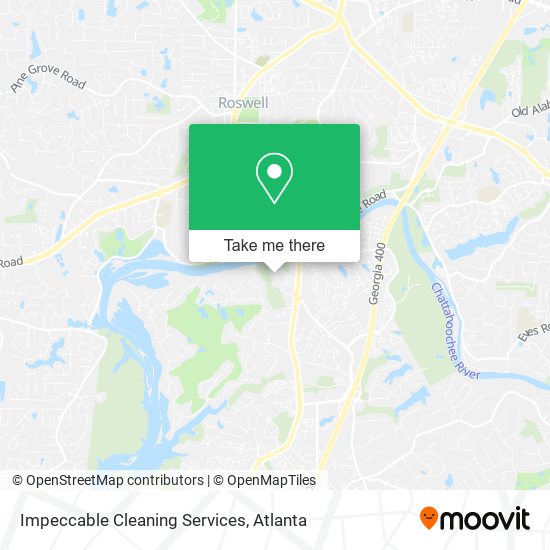 Impeccable Cleaning Services map