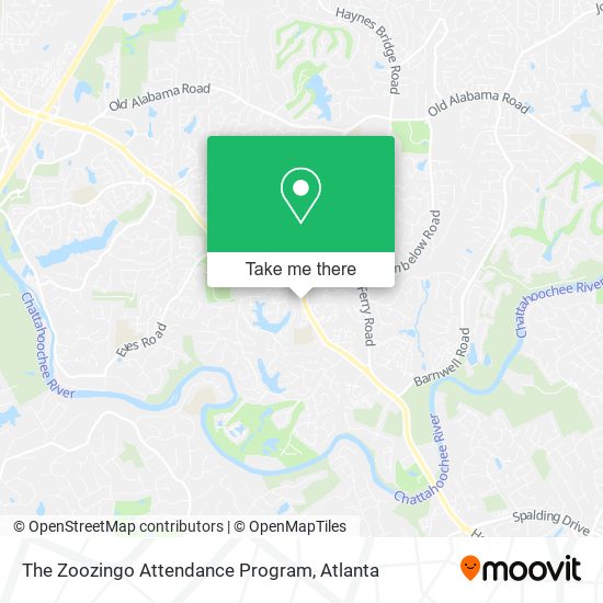 Mapa de The Zoozingo Attendance Program