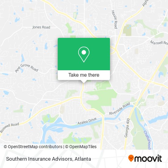 Southern Insurance Advisors map