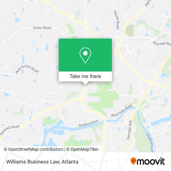 Williams Business Law map
