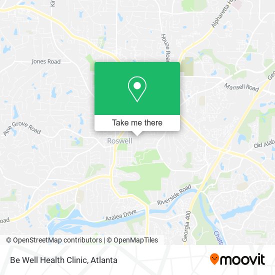 Mapa de Be Well Health Clinic