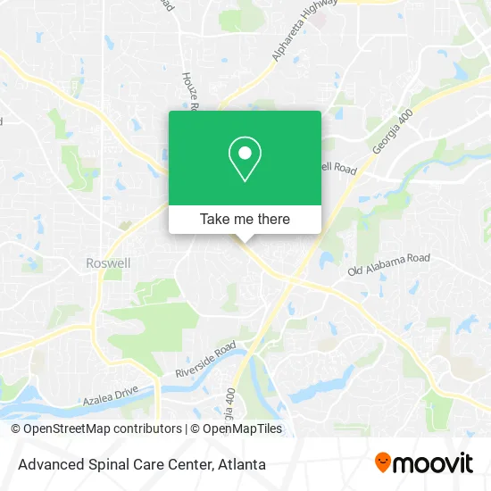 Advanced Spinal Care Center map