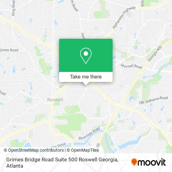 Grimes Bridge Road Suite 500 Roswell Georgia map