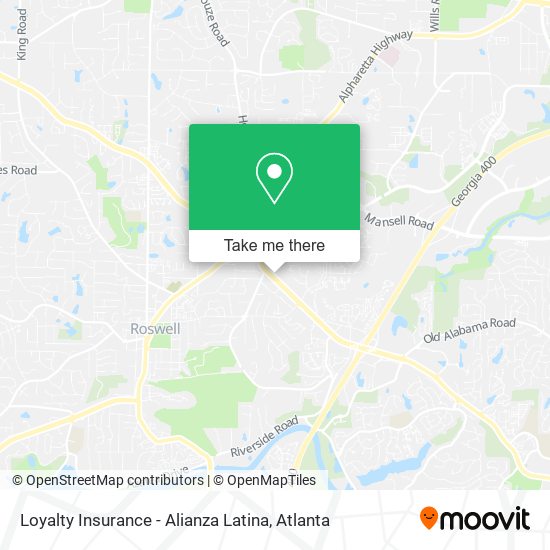 Loyalty Insurance - Alianza Latina map