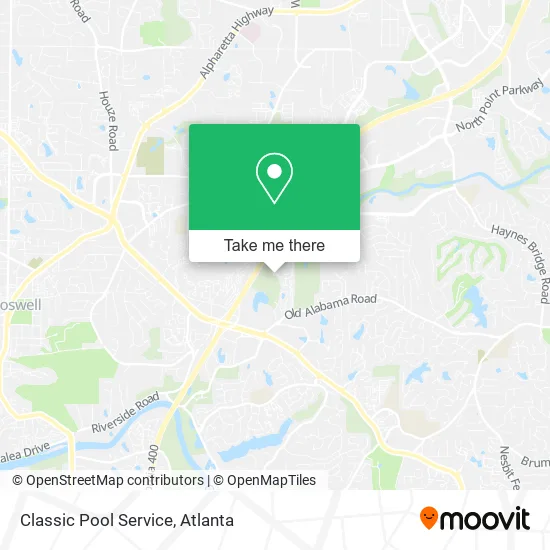 Classic Pool Service map