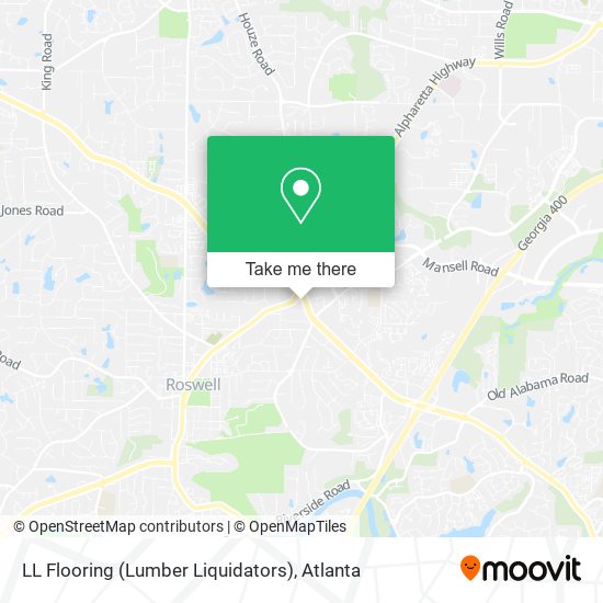 Mapa de LL Flooring (Lumber Liquidators)