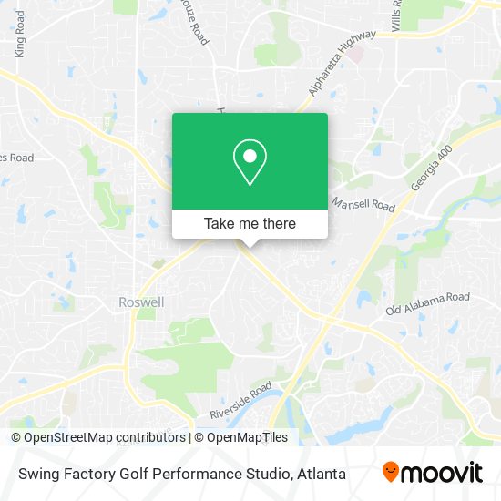 Swing Factory Golf Performance Studio map