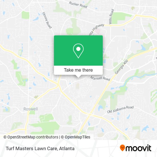 Mapa de Turf Masters Lawn Care