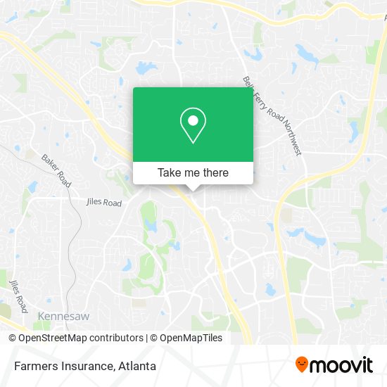 Farmers Insurance map