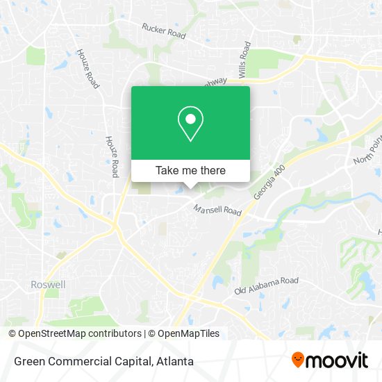 Green Commercial Capital map