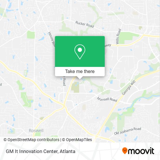 GM It Innovation Center map
