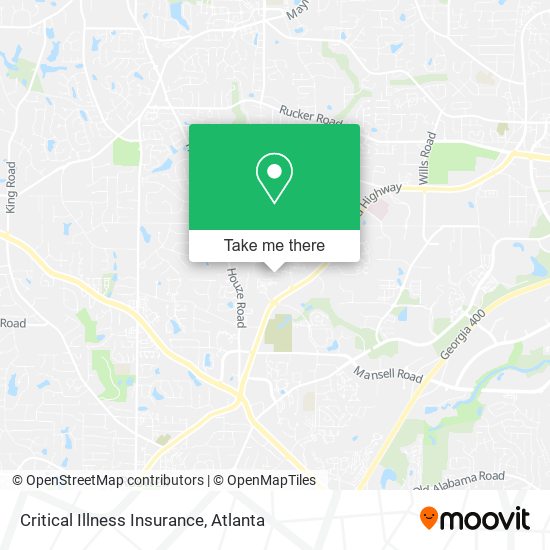 Critical Illness Insurance map