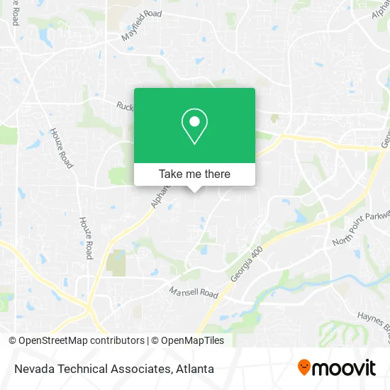 Nevada Technical Associates map