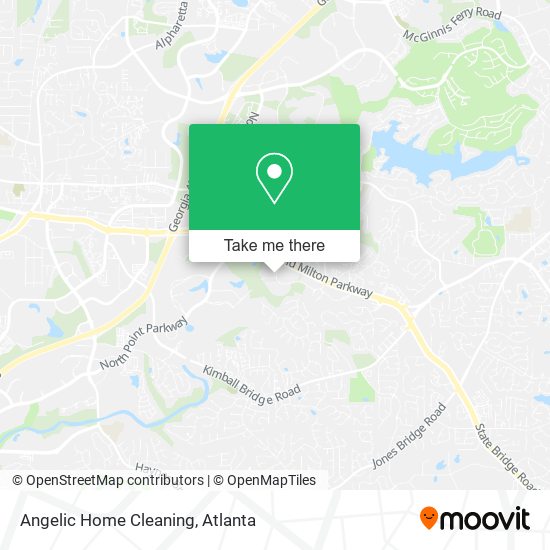 Angelic Home Cleaning map