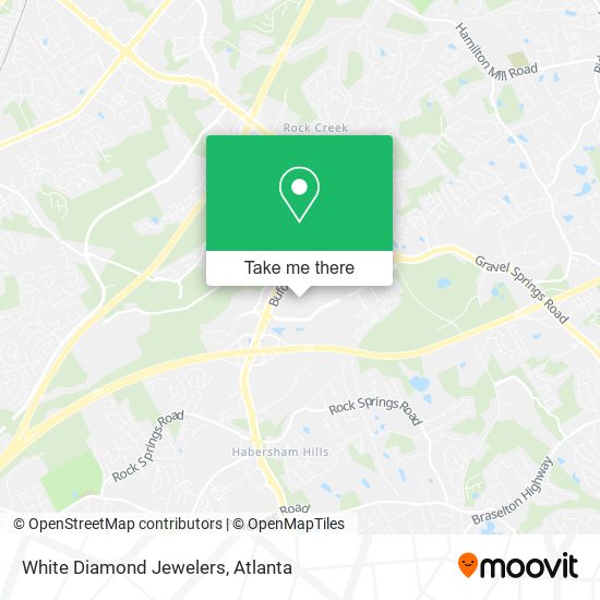 White Diamond Jewelers map