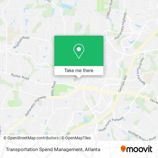 Transportation Spend Management map