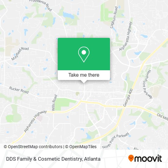 DDS Family & Cosmetic Dentistry map