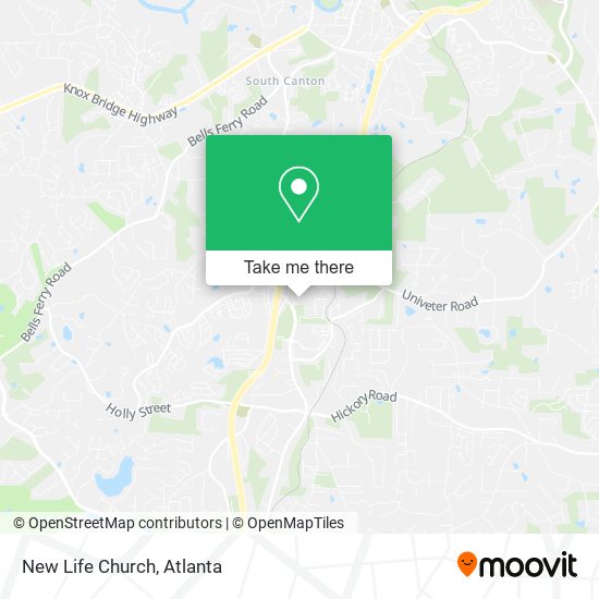 New Life Church map