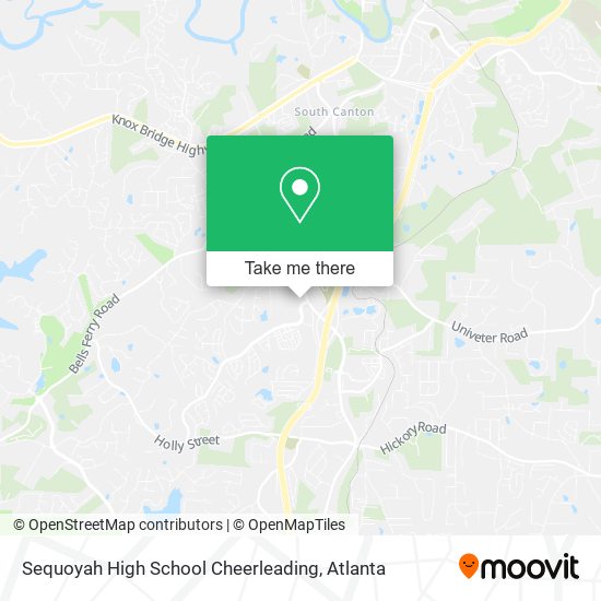 Sequoyah High School Cheerleading map