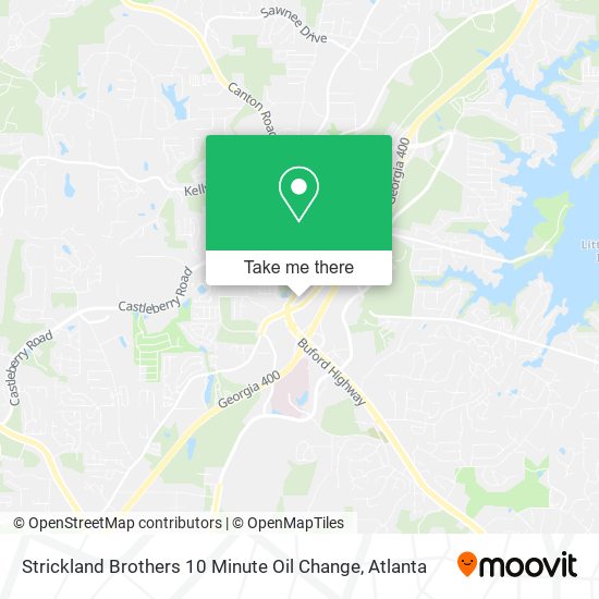 Strickland Brothers 10 Minute Oil Change map