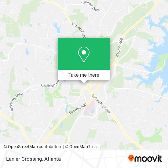 Lanier Crossing map