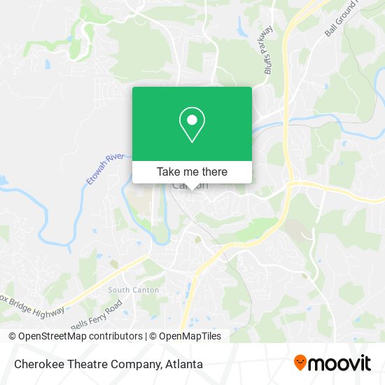 Cherokee Theatre Company map