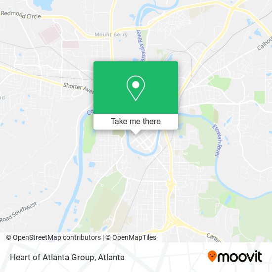 Heart of Atlanta Group map