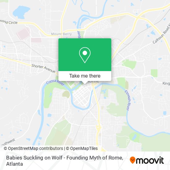 Mapa de Babies Suckling on Wolf - Founding Myth of Rome